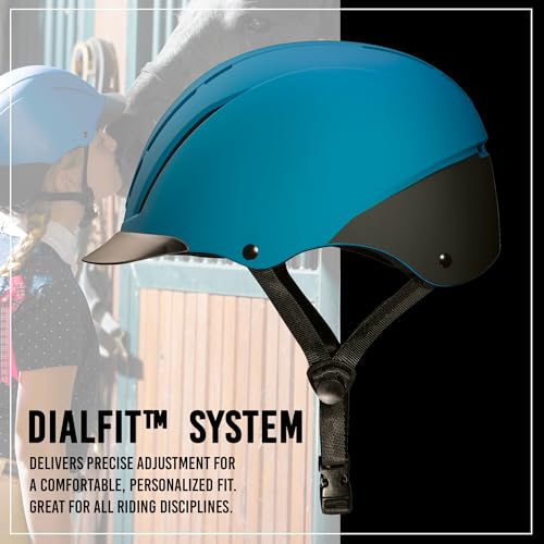 image for Troxel Spirit Full Coverage Horse Riding Helmet, Low-Profile Adjustabl