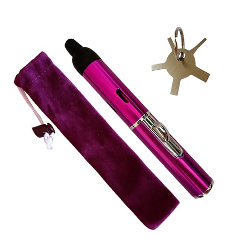 Encendedor recargable de butano color violeta miniatura 1