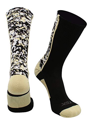 Image of TCK Athletic Crew Socks Digital Camo Football Basketball Lacrosse