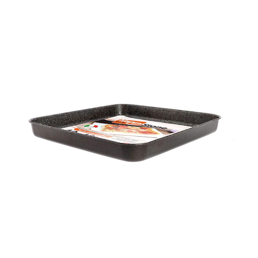 MAMU' Bandeja de horno 40 x 40 x 40 x 4 cm Happy Stone