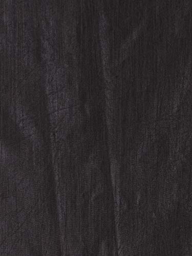 Image of Home Sizzler Long Crush 2 Piece Black Long Door Curtain, 9 feet