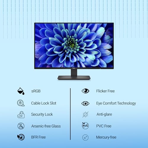 Image of Dell SE2726D 27 inch (68.58 cm) QHD IPS Display, 144Hz Refresh, AMD FreeSync, Eye Comfort Technology, Flicker-Free, HDMI /DP Connectivity, Elegant Design for Work & Play