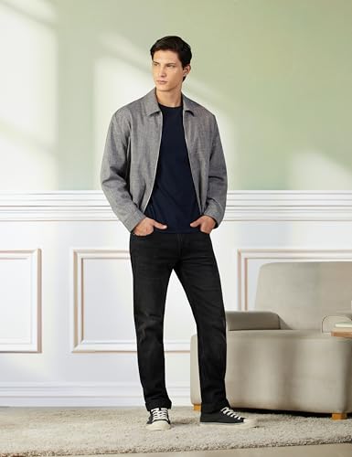 Image of Pepe Jeans Men's Straight Fit Jeans|Mid Rise |Stretchable Fabric| Jeans for Men | Available in Plus Size