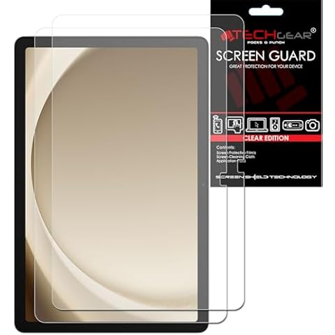 TECHGEAR 2 Pack Screen Protectors for Galaxy Tab A9 Plus Cover