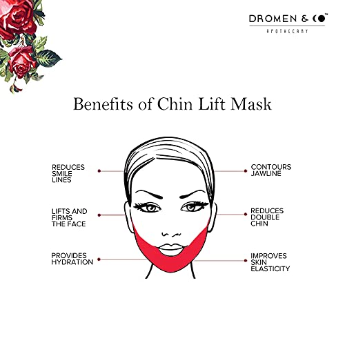 Image of Dromen & Co Double Chin Reducer Mask Combo | No More Double Chin Mask | V Line Chin up mask | Skin Firming and Tightening | Double Chin Reducer Mask | Pack of 3