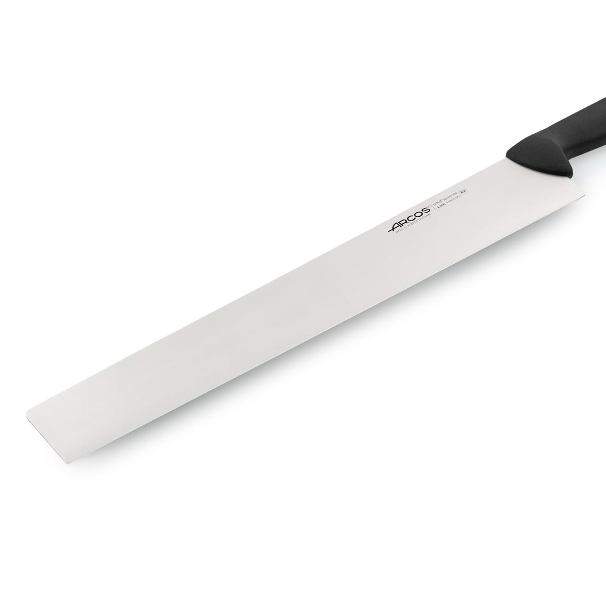 Arcos Serie 2900 - Coltello Salami Coltello Formaggio - Lama Acciaio Inossidabile Nitrum 410 mm - Manico Polipropilene Colore Nero