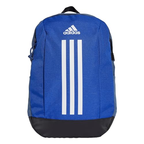 adidas Unisex Power Backpack, Shadow Navy/Preloved Ink/Semi Lucid Blue/White, One size