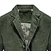 Men's Cotton Outdoor Business Jacket Fashion Casual Suit Collar Coat Lapel Slim Fit Denim Jackets Blazer (Medium,ArmyGreen1)