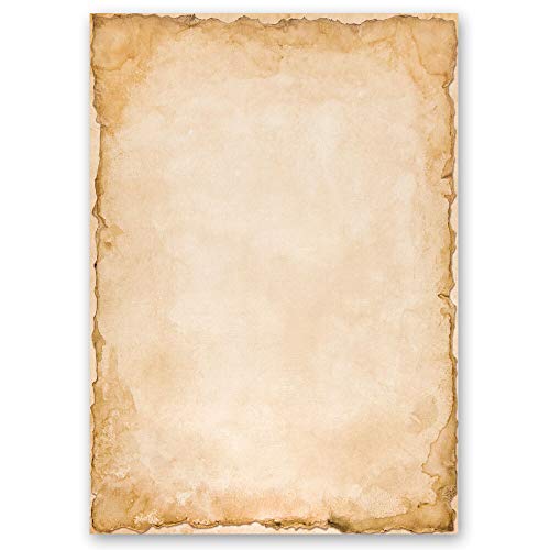 Papier à motif antique haut de gamme, vieux papier histoire vintage A4 pour impression