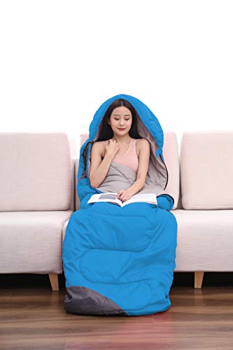 Tuphen- Sleeping Bags For Adults Kids Boys Girls Backpacking Hiking Camping Microfiber Liner, Cold Warm Weather 4 Seasons Winter, Fall, Spring, Summer, Indoor Outdoor Use, Lightweight & Waterproof #TOP3