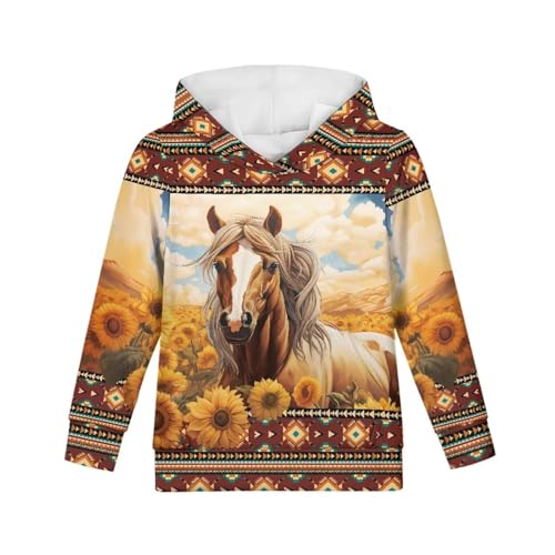 FOR U DESIGNS Pullover Sweatshirts for Kids Youth Boys Warm Winter Hoodies with Pocket