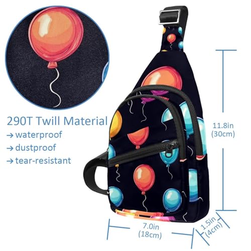 Mochila cruzada lateral compacta Multicolor 05 con correa ergonómica 4