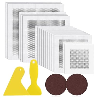 Drywall Repair Patch Kit?18 PCS 2/4/6/8 inch Aluminum Fiber Mesh Spackle Wall Reapair Patch Kit,Quick and Easy to Fix Wall Hole?Wall Hole Repair Patch Kit