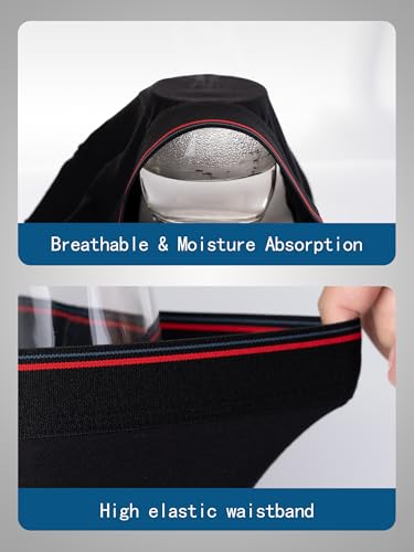 Men's No Fly Trunks, Soft and Breathable Cotton Underwear with ComfortFlex Waistband, 5-Pack4