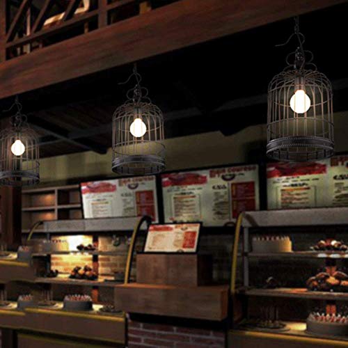 Lámpara colgante retro E27 tipo araña industrial para isla de cocina 4
