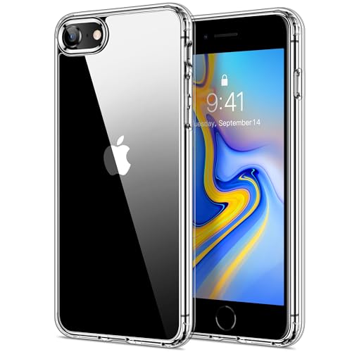 Image of HOOMIL Case for iPhone SE /iPhone 8 /iPhone 7, Anti-Yellowing, Clear