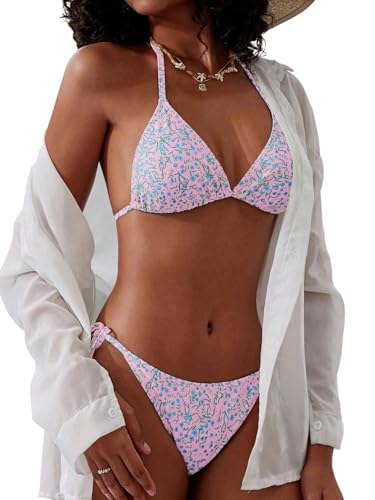 GORGLITTER Damen Bikini Set Triangel...