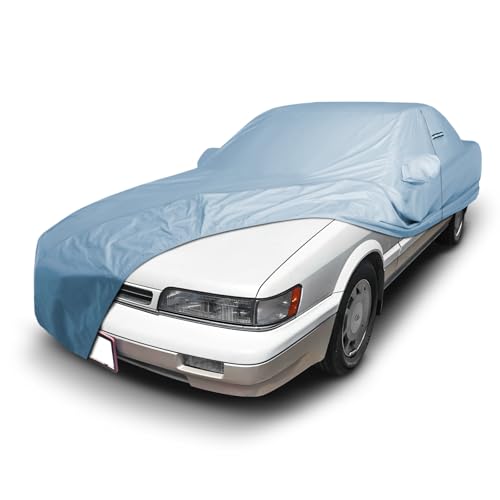 Image of iCarCover Premium Car Cover for 1990-1992 Infiniti M M30 Heavy Duty Waterproof All-Weather Automobiles Custom Fit Indoor Outdoor UV Snow Protection Covers with Straps and Bag