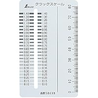 ぱにや 楽天市場】シンワ測定 クラックスケール クリアタイプ #58697