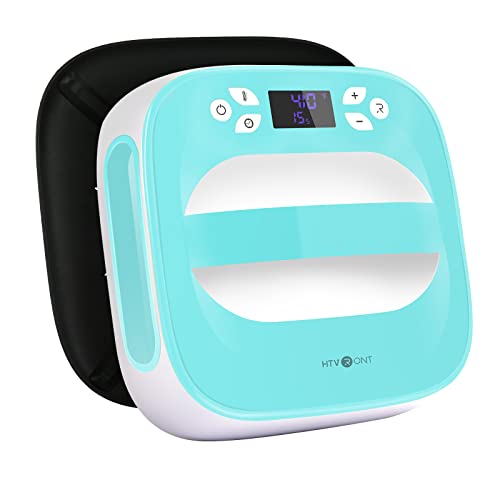 Htvront Heat Press Machine For T Shirts, Portable Heat Press 10"X10" - Heat Up Fast & Distribute Heat Evenly, Tshirt Press Machine For Sublimation, Htv, Heat Transfer Projects (Light Green) #TOP7