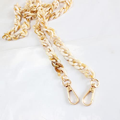 DIY Heavy Chunky Aluminium Metalen Portemonnee Handvat Tas Ketting Charms Strap Vervanging Handtas Accessoires Decoratie (Goud