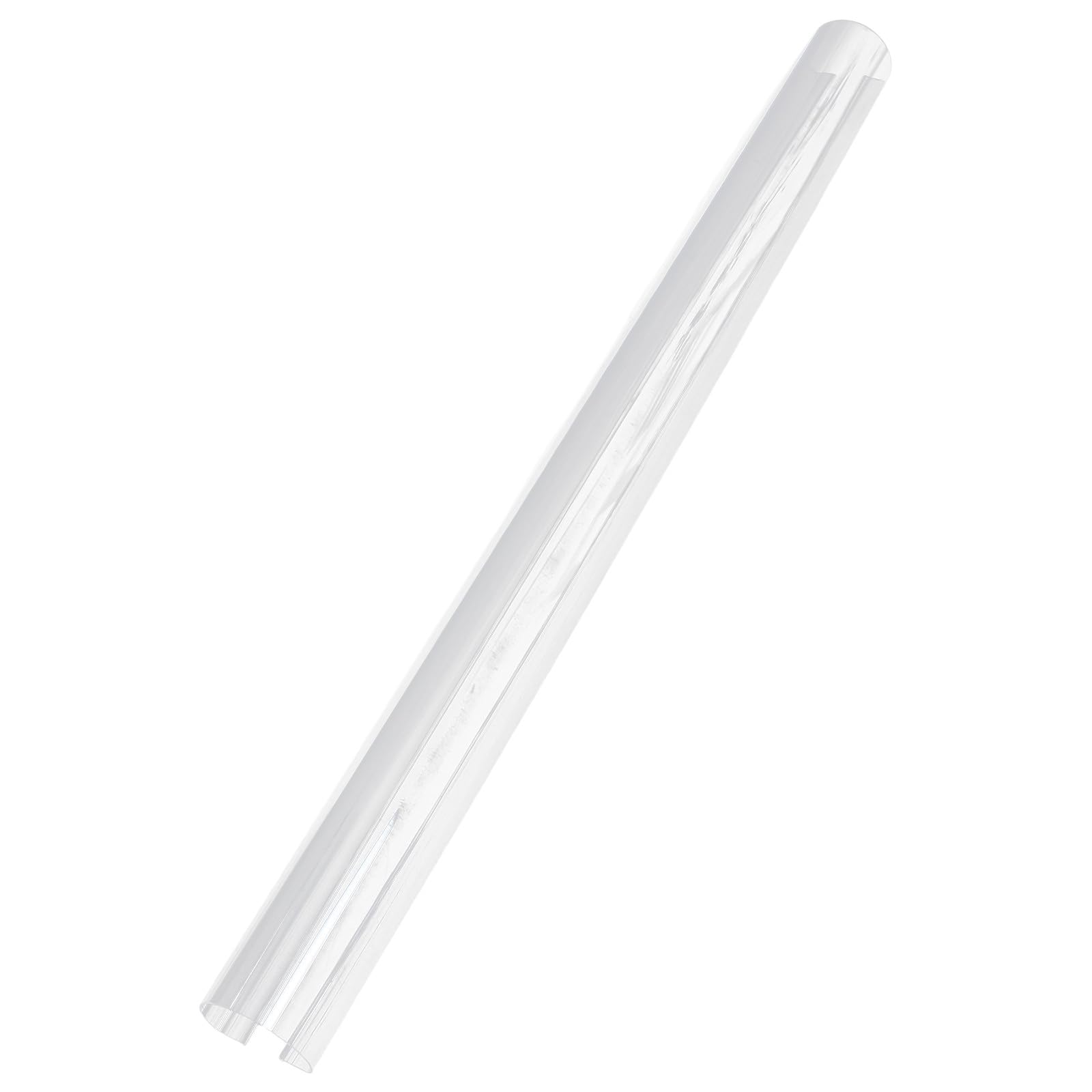 Artibetter Pendant Light Shade Explosionproof Acrylic Tube Light Diffuser Cover with Adjustable Metal Buckles for Kitchen Office Party Ceiling Lamp Protection 23.23X1.77X1.46In
