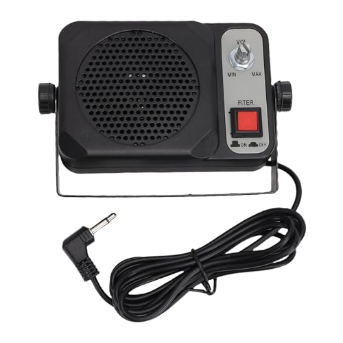 Altavoz externo CB Ham Radio compacto para escuchar transmisiones nítidas en rutas largas