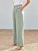 LILLUSORY Wide Leg Dress Work Pants Womens Palazzo Flowy 2026 Summer Spring High Waisted Professional Business Casual Office Interview Travel Outfit Wear Trousers Dressy Slacks Sage Green