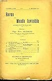  Revue du Monde Invisible. N°7 - 3ème année : Devant l\'Inconnu, par Méric - Un Hopital Hypnotique en Hollande, par Dr Van Renterghem - La Lumière (fin), par Van Mons - Les role des Anges dans l\'Univers, par E.D. ...