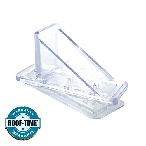 50 Qty Commercial Bulk Pack (Snow Guards, Perfect Seal Gaskets & Screws) - Stop Snow From Sliding Off Your Metal Roof Snow Guard Block Stops Breaks #TOP4