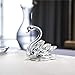 H&D HYALINE & DORA Sparkle Crystal Swan Figurine Collection Paperweight Table Centerpiece Ornament