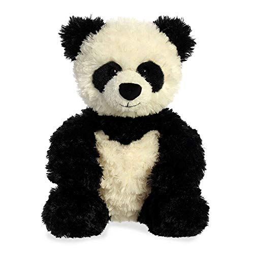 Image of Aurora® Snuggly Tubbie Wubbies™ Panda Stuffed Animal - Comforting Companion - Imaginative Play - Black 10 Inches