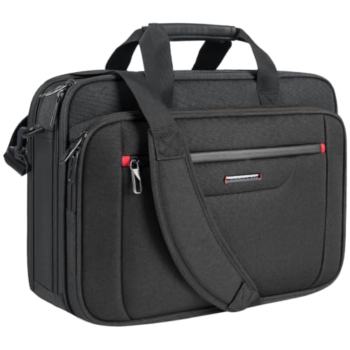 Image of VANKEAN Laptop Briefcase Fits 15.6 inch-16 inch Laptop Slim Expandable Shoulder Bag