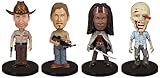Incluye a: Rick Grimes, Daryl Dixon, Minchonne y caminante. Wacky Wobbler: The Walking Dead - Mini Bobble Head Box Set