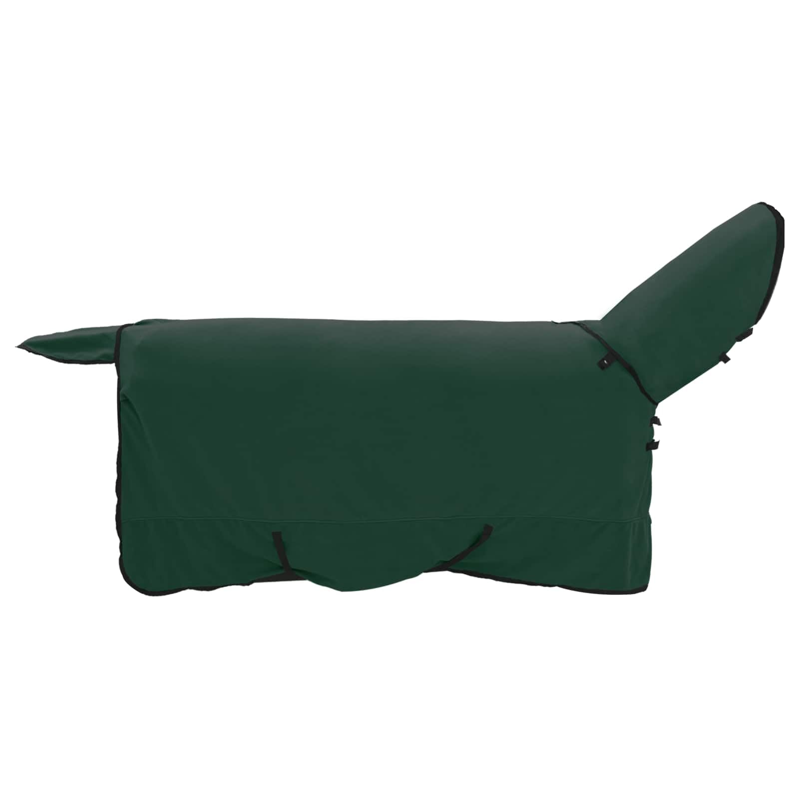 Pferdedecke Dunkelgrün 135 cm Polyester Warm Winter Pferdedecke Weide Outdoor Stall Reißfest Atmungsaktiv Wasserdicht Schutz Für Pony Fohlen Warmblut Vollblut