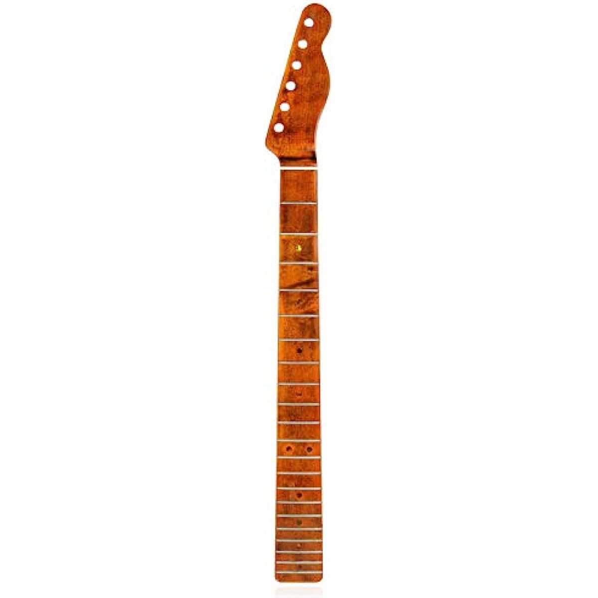 Ahorn E-Gitarre Hals Ersatz 21 Bünde Ahorn Griffbrett Verstellbarer Halsstab für TL Tele Style