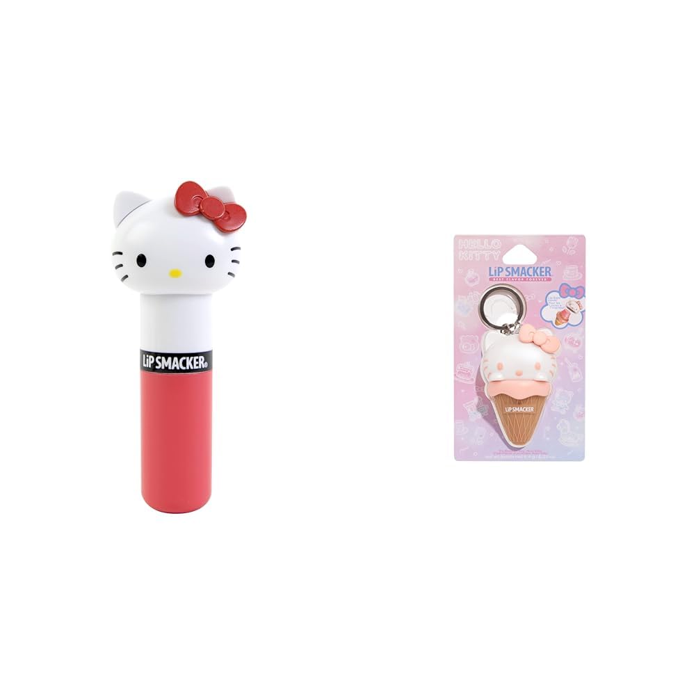 Amazon.com : Lip Smacker Hello Kitty Cheerful Cherry & Ice Cream