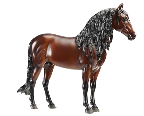 Breyer Traditional Series Dominante XXIX | Horse Toy Model | 1:9 Scale | Model #1809 Brown, Black, White