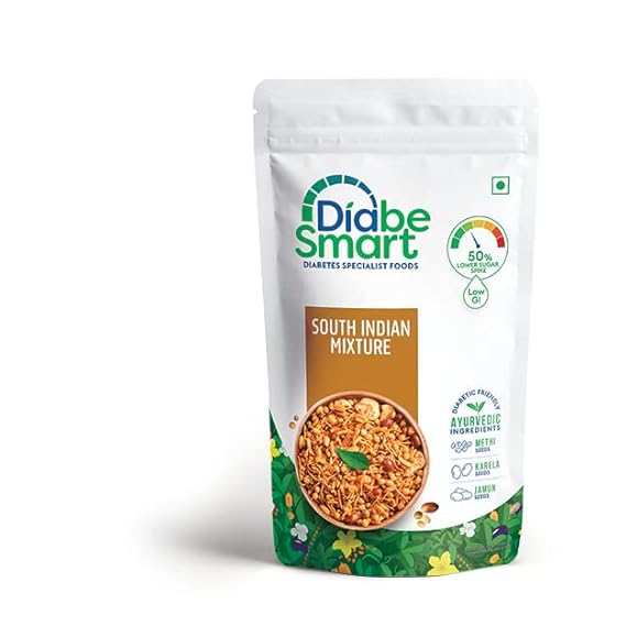 DiabeSmart Diabetic Snack South Indian Mixture (250g) 70 better