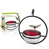 Couronne Company M045-301 3.4 oz Recycled Glass Hummble Slim Hummingbird Feeder