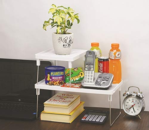 Buy JVSTM Plastic Foldable Rack, White Online at Low Prices in India ...