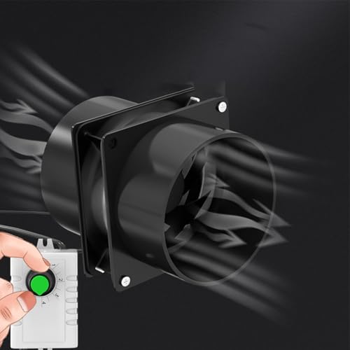 Sileduove Buitenrotor axiale ventilator, olie, rook, afvoerventilator, eenvoudige kleine afzuigkap, geen afvoerventilator voor keukenventilatie nodig voor het huishouden - Afbeelding 4