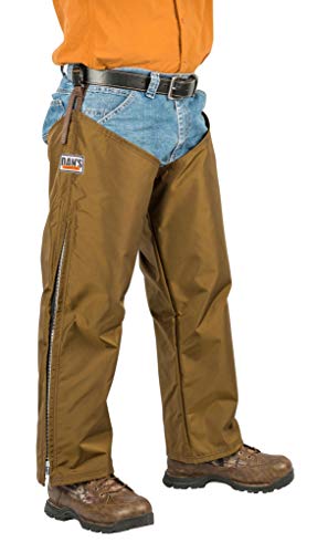 Dan's Five Star Briarproof Chaps, Made in U.S.A (34, Large)