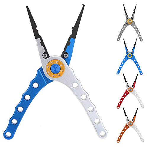 Loijon 20cm Alicate de pesca multifuncional ao ar livre Linha Cortador de gancho Removedor