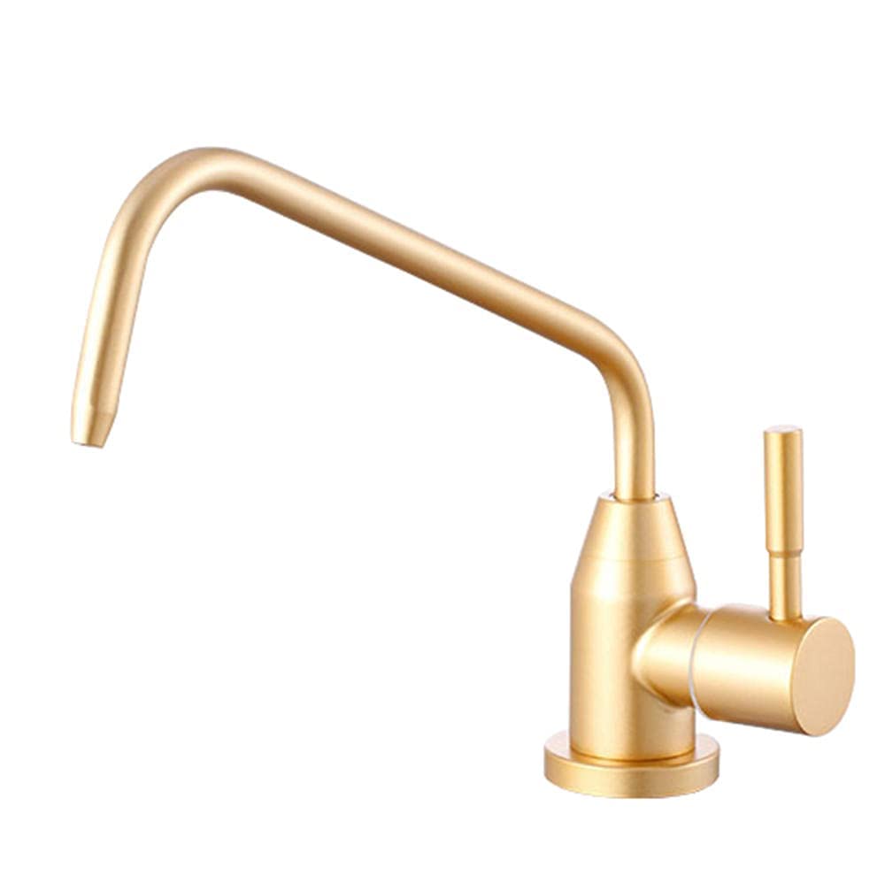Robinet osmose or brossé rotatif pour simplifier l'accès à l'eau pure