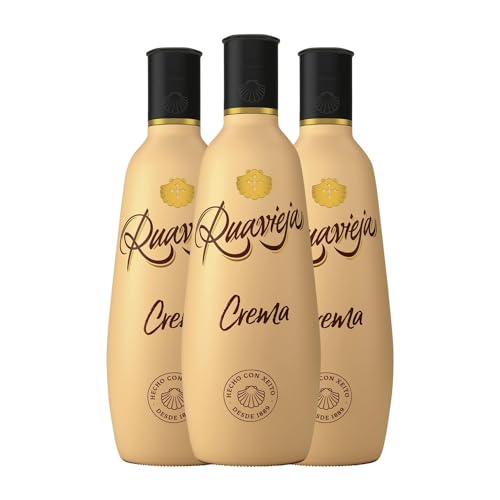 Crema de Licor Rua Vieja Crema de Orujo Ruavieja 70 cl (Caja de 3 Botellas de 70 cl)