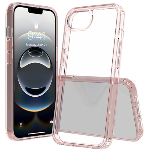 iPhone 16e �P�[�X �ϏՌ� PC �l�C �N���A ���菝�h�~ �y�� ���^ ����~�� �ČRMIL�K�i ���C�����X�[�d�Ή� �X�}�z�J�o�[ EUMADOVE (�s���N�̏��h�~, iPhone 16e)