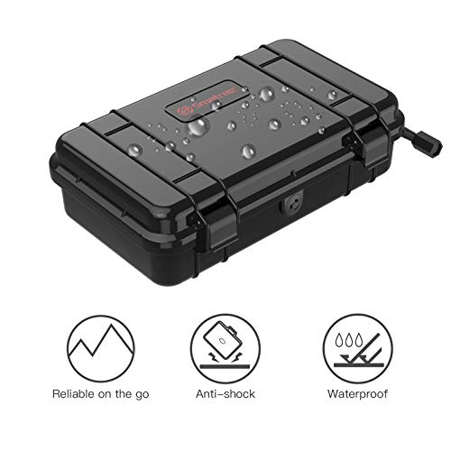 Smatree Waterproof Hard Case Compatible For Gopro Hero 11/10/9/8/7/6/5/Hero 2018 /Dji Osmo Action, Portable, Shock, Durable(Camera And Accessories Not Included)(Black) #TOP2