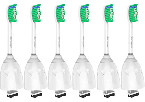 Replacement toothbrush Heads for Philips Sonicare E-Series HX7022/66, 6pack, Fit Sonicare Essence, Xtreme