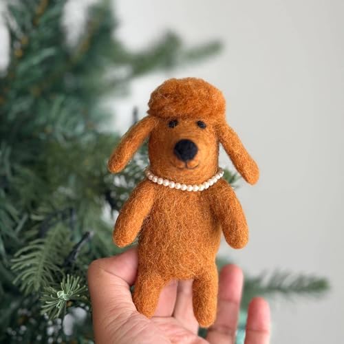 Ganapati Crafts Co. FP100 Poodle Dog Finger Puppet cover